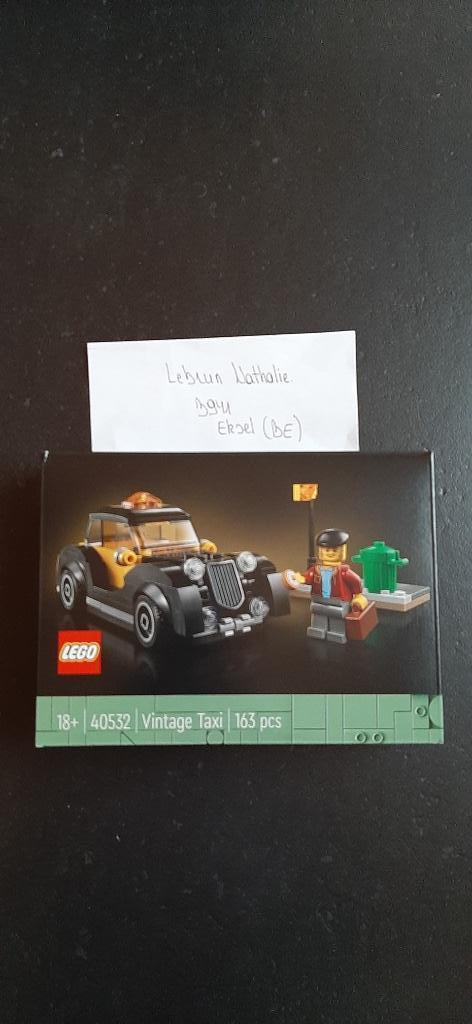 Lego 40532 Vintage Taxi, Ophalen of Verzenden, Nieuw, Complete set, Lego