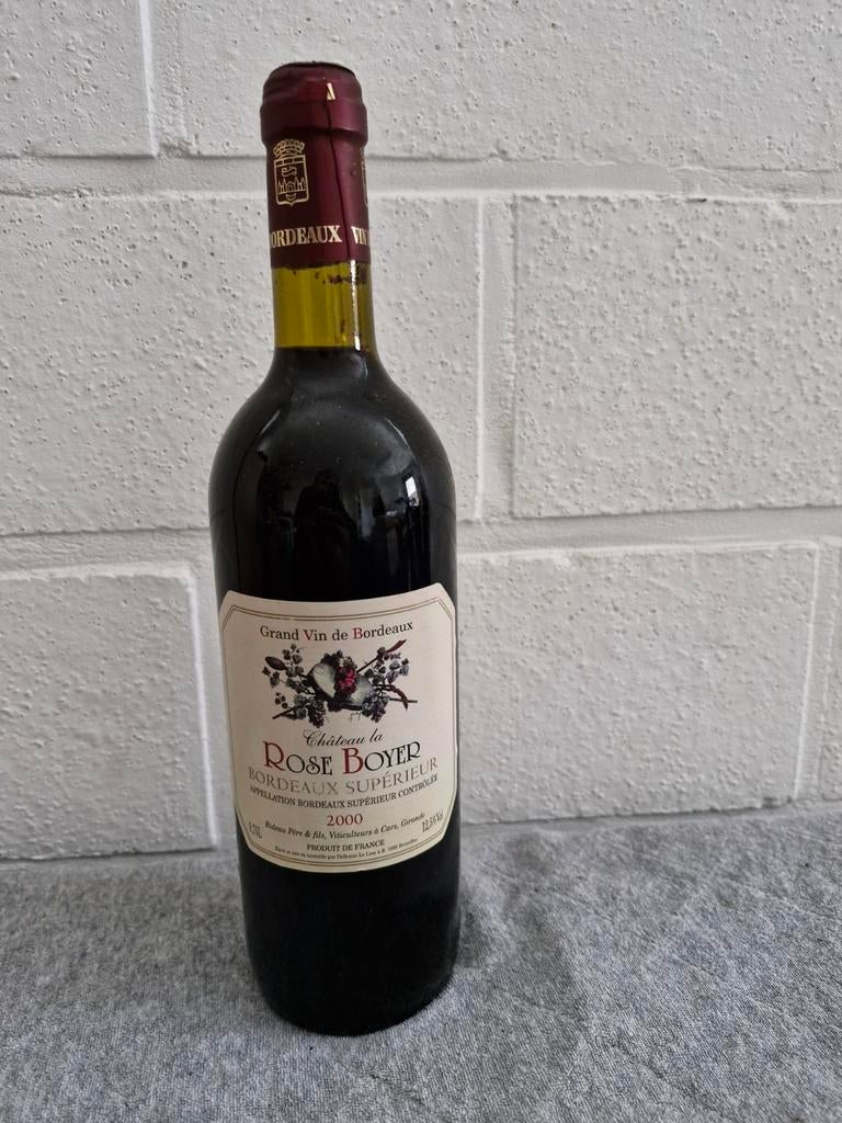 Bordeaux wijn - 2000 - zoldervondst, Ophalen of Verzenden, Frankrijk, Rode wijn