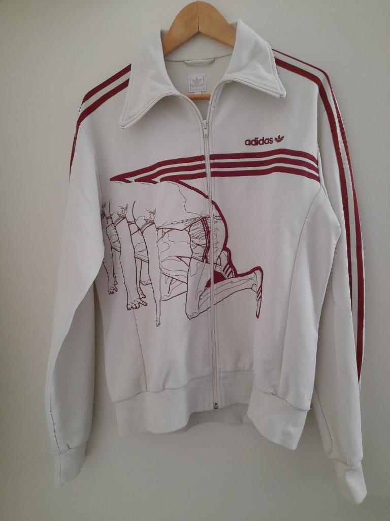Vintage Adidas - track jacket,  limited edition. Medium., Maat 48/50 (M), Ophalen of Verzenden, Adidas, Gedragen