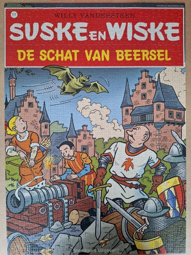 Puzzel Suske en Wiske 1000 stukjes, Hobby en Vrije tijd, Ophalen, Gebruikt