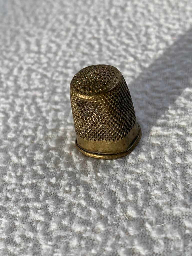 vingerhoed antiek koper, Ophalen, Koper