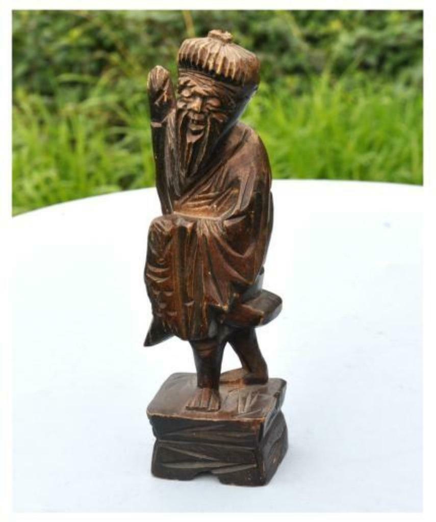 § statue en bois asiatique, Antiquités & Art, Enlèvement ou Envoi
