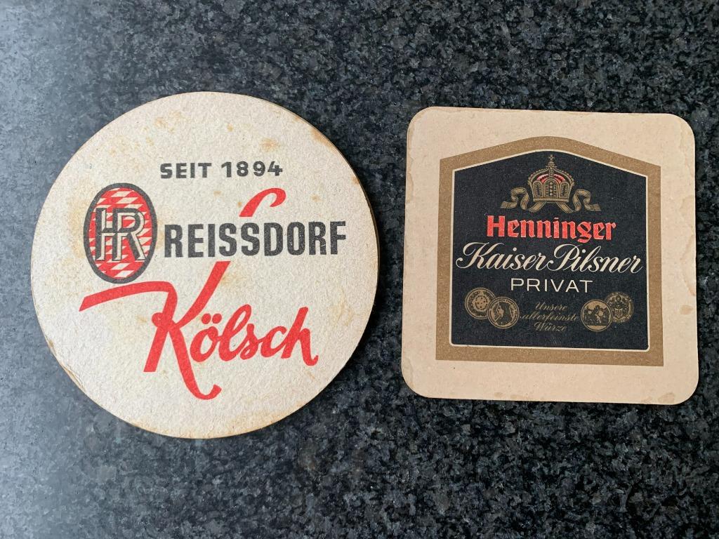 bierviltjes Duitse bieren, Ophalen, 1980 tot heden, Zo goed als nieuw, Overige onderwerpen