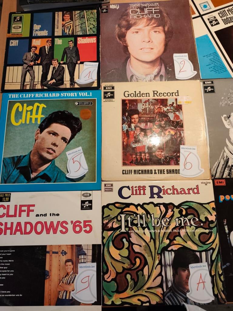 Cliff Richard (soms met The Shadows) Per stuk., Ophalen of Verzenden