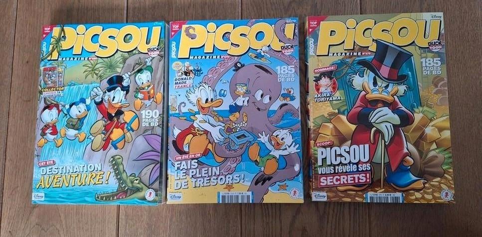 Drie stripboeken PICSOU magazine NIEUW, Boeken, Strips | Comics, Nieuw, Meerdere comics, Ophalen of Verzenden