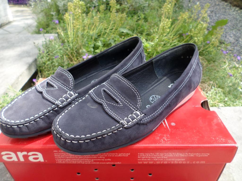 Ara mocassin schoenen 37 marineblauw wit wit doos, Kleding | Dames, Schoenen, Zo goed als nieuw, Sandalen of Muiltjes, Blauw, Ophalen of Verzenden