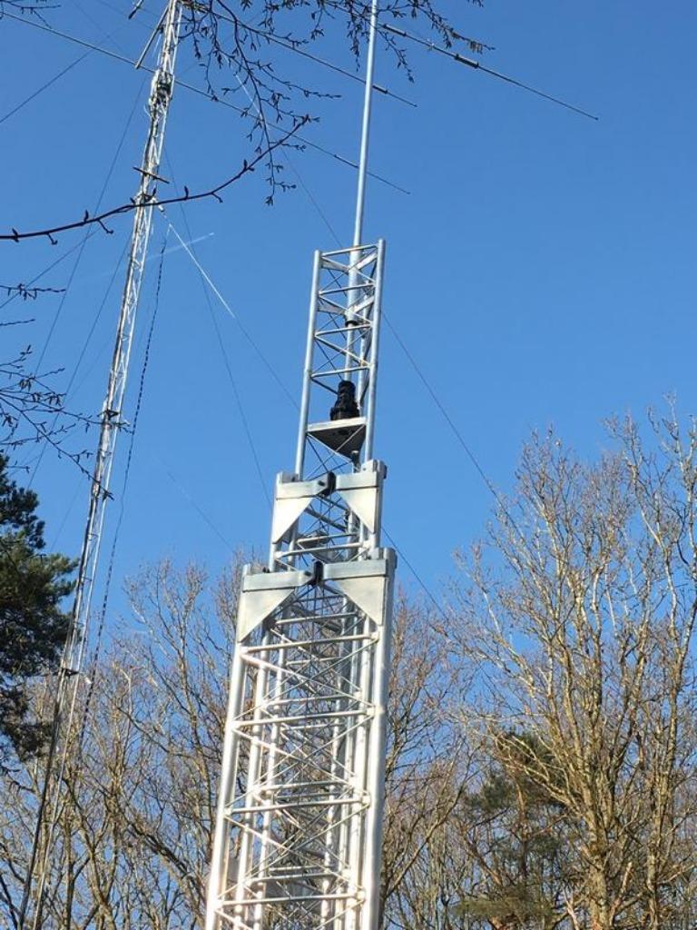 Gezocht geplooide, defecte mast de kerf, Telecommunicatie, Antennes en Masten, Ophalen, Gebruikt, Mast