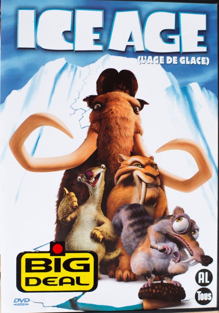 DVD L'Âge de Glace et L'Âge de Glace 4, Enlèvement ou Envoi, Dessin animé
