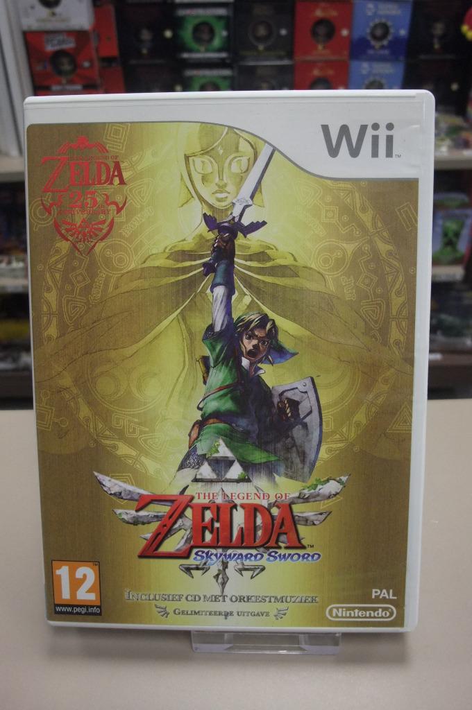 the legend of zelda skyward sword (hol) wii met muziek cd, Gebruikt, 1 speler, Ophalen of Verzenden, Nvt