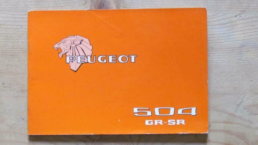 Mode d'emploi et brochures Peugeot 504 & 205, Autos : Divers, Modes d'emploi & Notices d'utilisation, Enlèvement ou Envoi