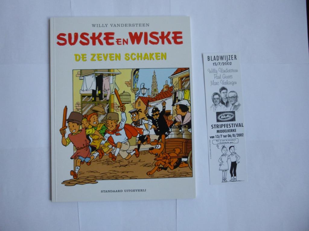 S&W RECLAME UITGAVE''DE ZEVEN SCHAKEN"MIDDELKERKE UIT 2002, Boeken, Willy Vandersteen, Eén stripboek, Nieuw, Ophalen of Verzenden