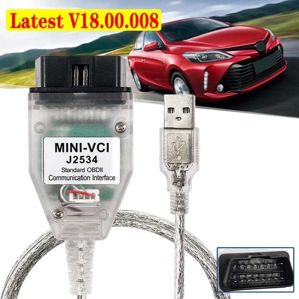 TOYOTA LEXUS | MINI VCI J2534 | TIS TECHSTREAM OBD2 OEM 2025, Auto diversen, Ophalen of Verzenden, Nieuw