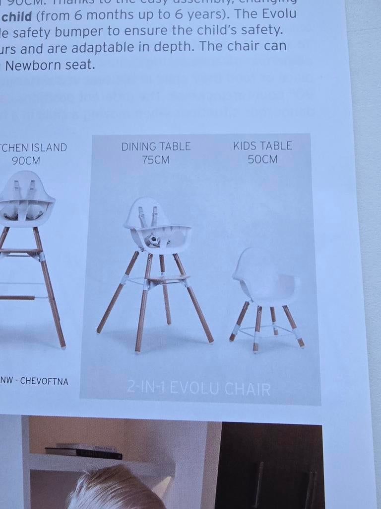 Childhome Evolu 2 kinderstoel - goede staat + omvorm set (!), Ophalen