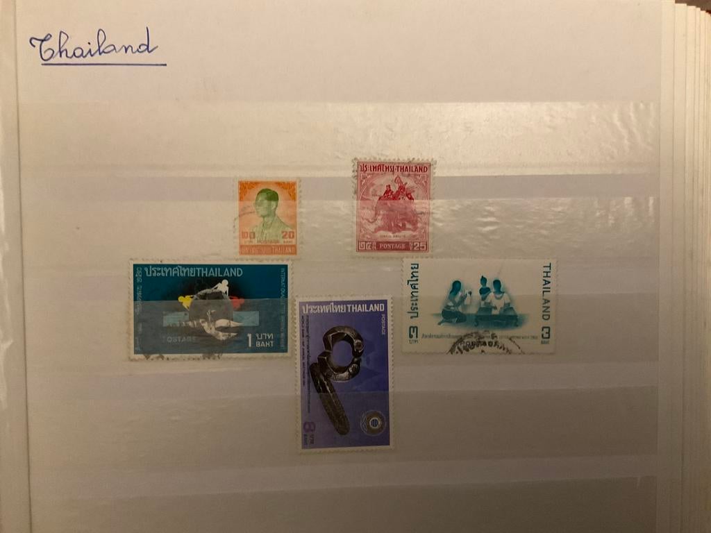 Timbres Thailand, Enlèvement