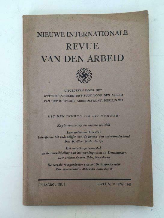 Nieuwe Internationale Revue van den Arbeid - 1943, Utilisé