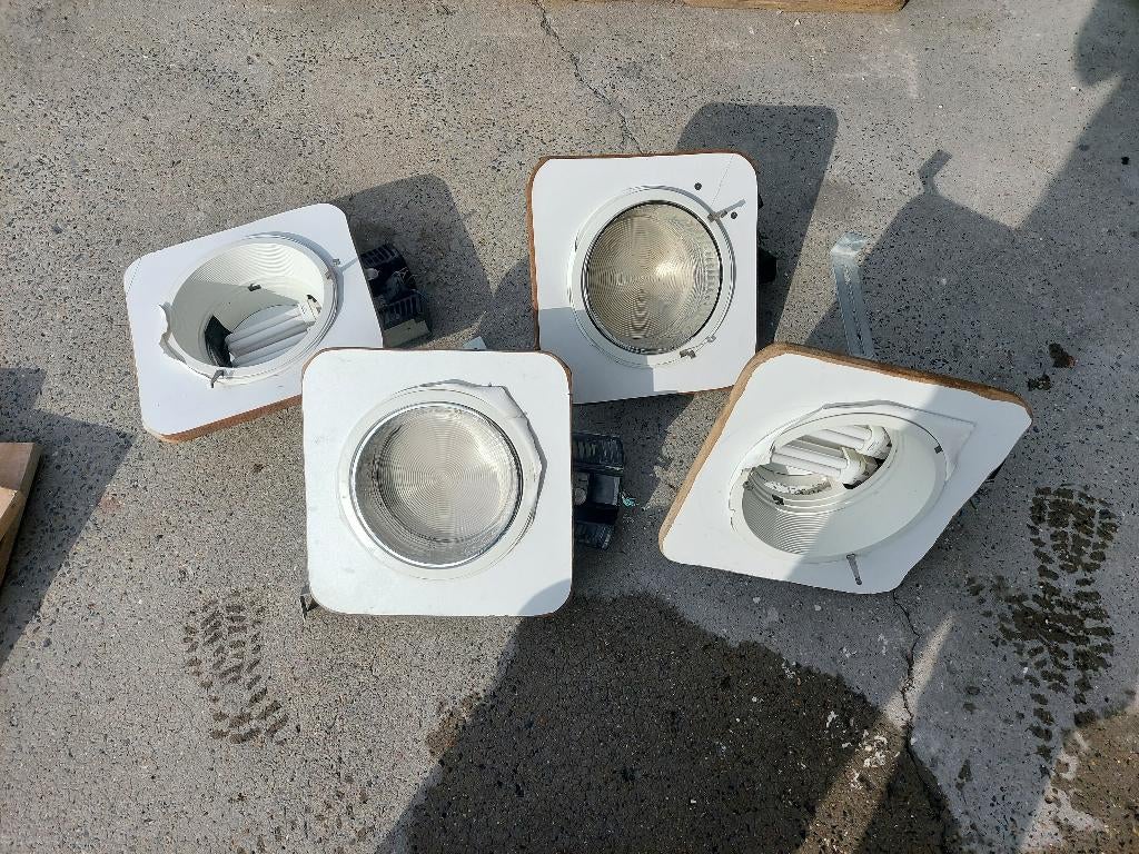 Lot 8x Spots Encastrables - Pièces Détachées / À Réparer, Enlèvement, Utilisé