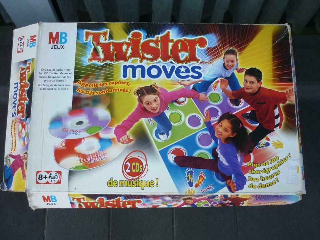Jeu de société - Twister moves - MB, Hobby en Vrije tijd, Gezelschapsspellen | Overige, Een of twee spelers, Ophalen of Verzenden