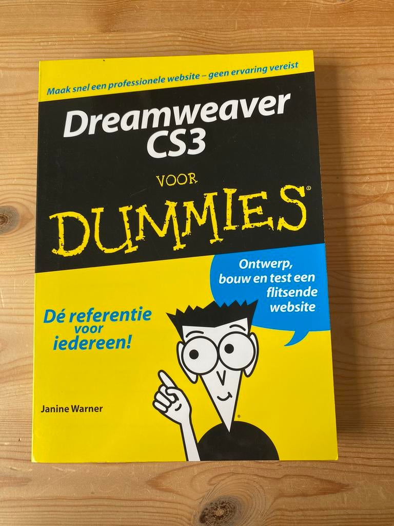 J. Warner - Dreamweaver CS3 voor Dummies, Ophalen, Zo goed als nieuw, J. Warner