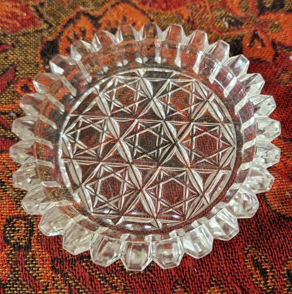 10 kristallen onderzetters | Bohemia Glass Tsjechoslowakije, Ophalen
