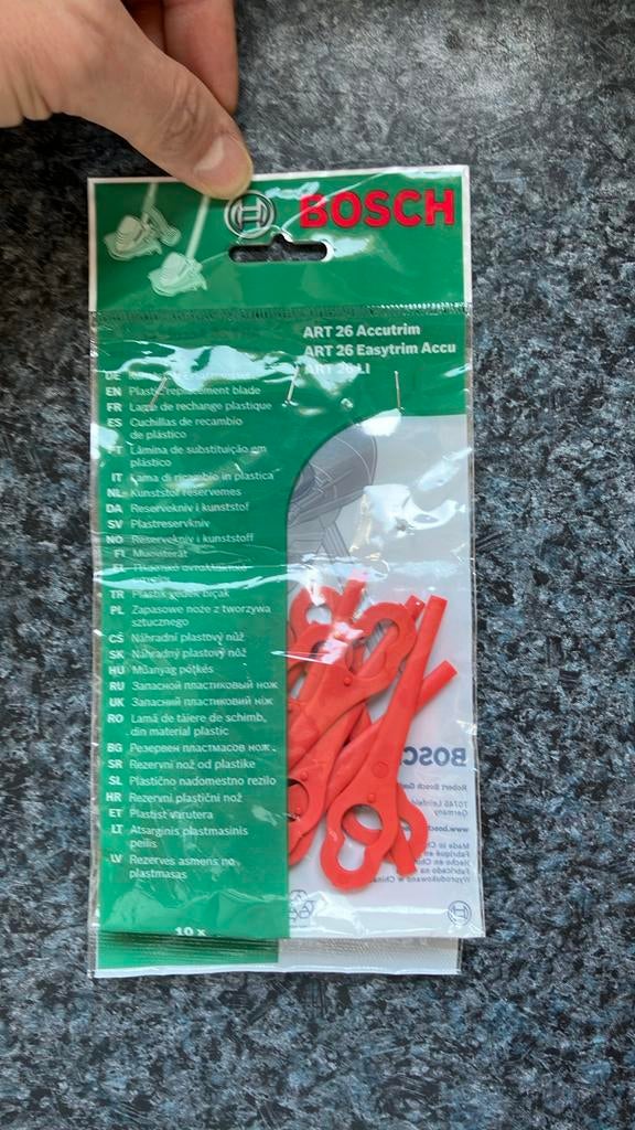Bosch accessoires reservemesjes voor ART 26 (19 stuks), Tuin en Terras, Ophalen, Nieuw, Bosch