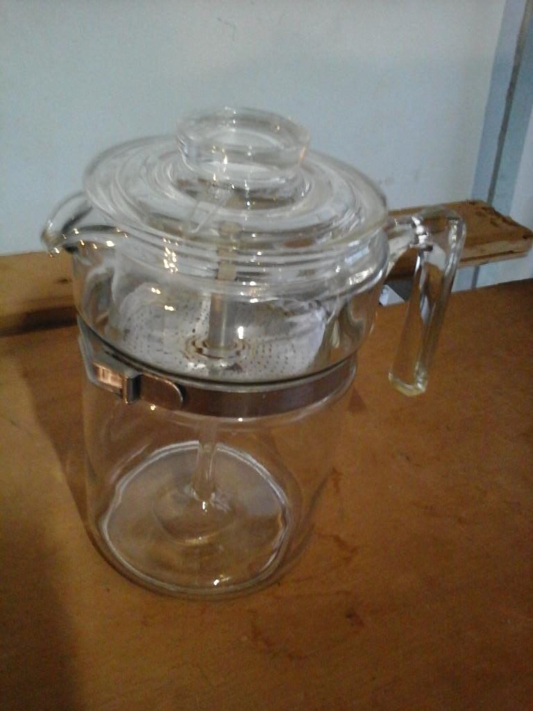 GLAZEN KOFFIEZET, Antiek en Kunst, Ophalen of Verzenden