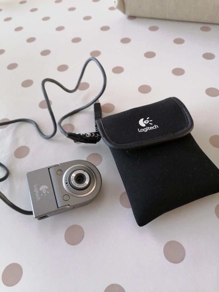Logitech webcam inclusief hoesje, Enlèvement ou Envoi, Utilisé