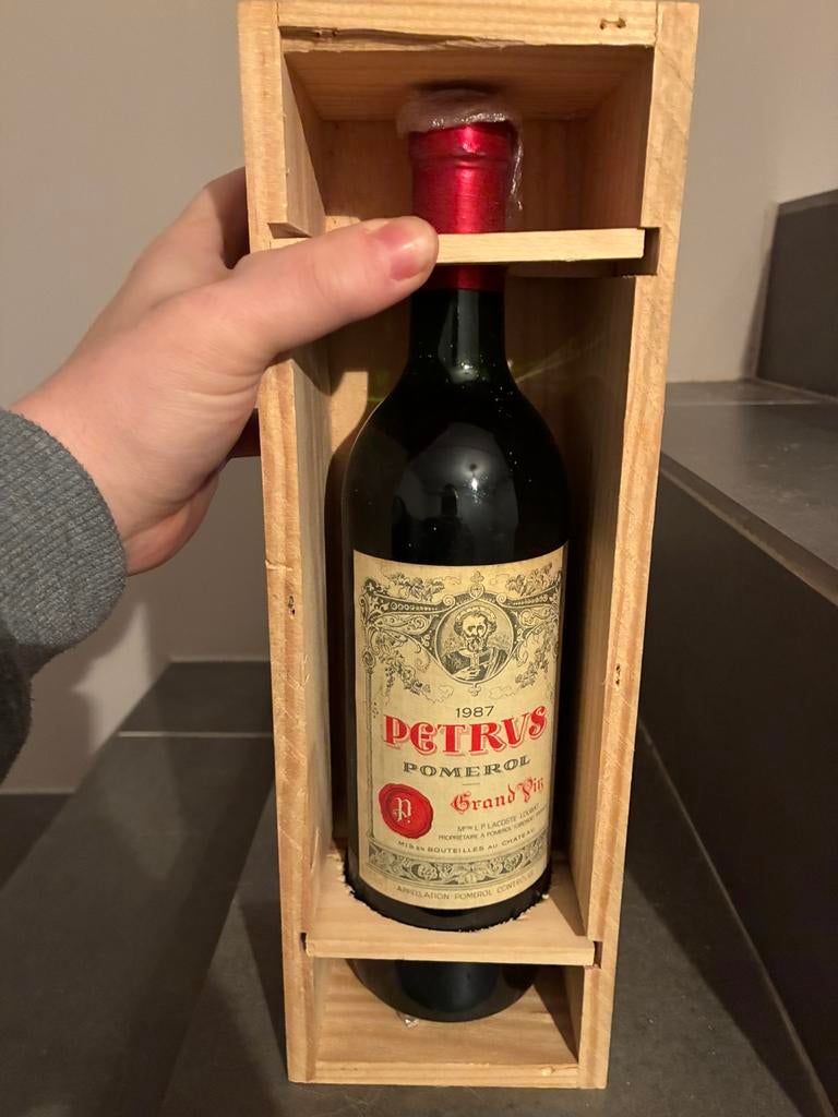 Chateau Petrus Pomerol 1987, Ophalen, Zo goed als nieuw