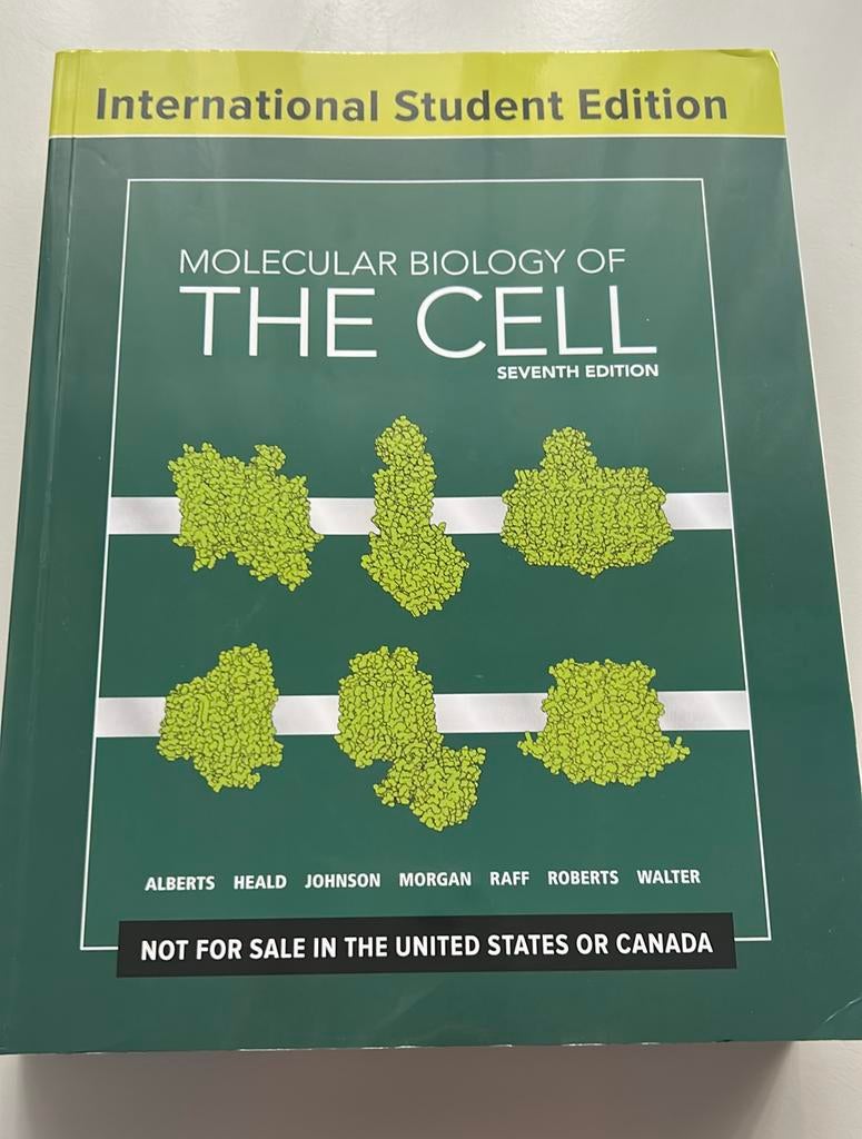 Molecular Biology of the Cell 7th edition- ZO GOED ALS NIEUW, Boeken, Studieboeken en Cursussen, Ophalen of Verzenden