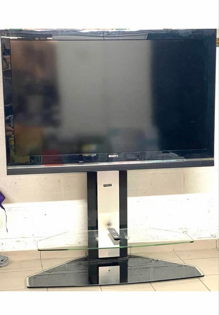 TV Sony Bravia avec meuble rotatif kdl-52w5500, Zo goed als nieuw, Sony