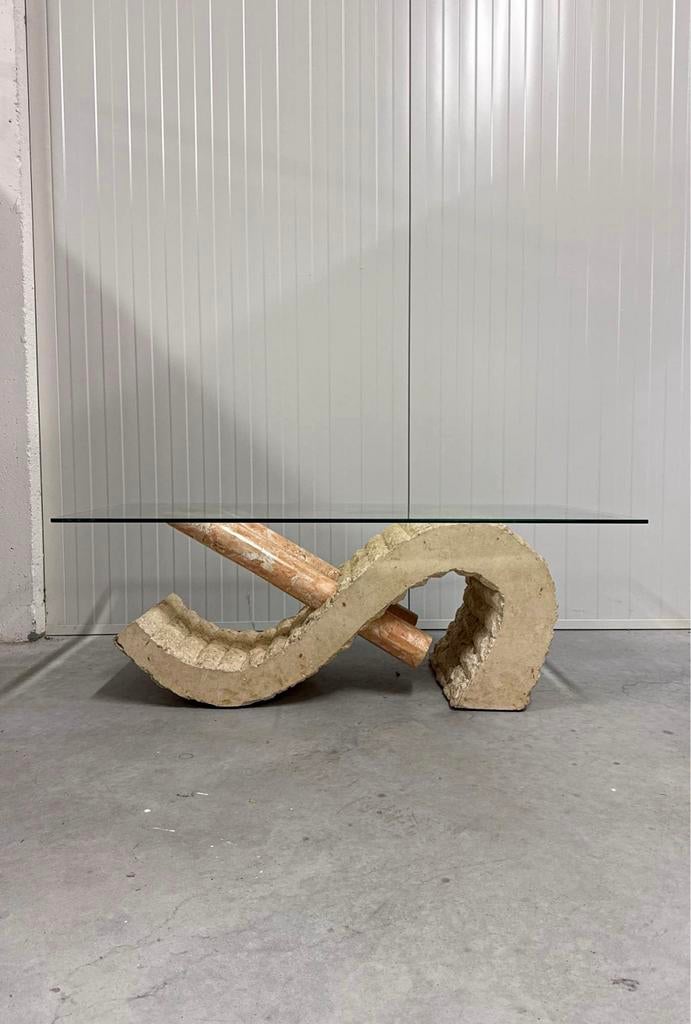 Design salontafel marmer, Ophalen, Zo goed als nieuw