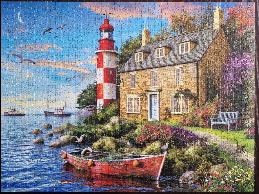 Jumbo puzzel: The lighthouse keepers cottage, Ophalen of Verzenden
