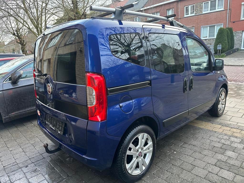 FIAT QUBO 1.4 BENZINE 168000KM AIRCO 2014 3500€, Auto's, Voorwielaandrijving, Blauw, Bedrijf, Qubo
