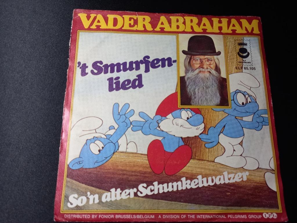 Vader Abraham ‎– 't Smurfenlied ' 7 Als nieuw, Cd's en Dvd's, Vinyl Singles, Zo goed als nieuw, Single, Pop, 7 inch, Ophalen of Verzenden