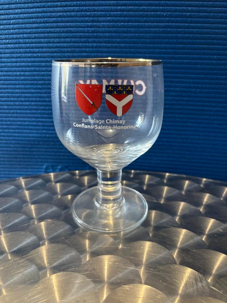 Chimay Conflans Sainte Honorine glas, Ophalen of Verzenden, Nieuw, Bierglas