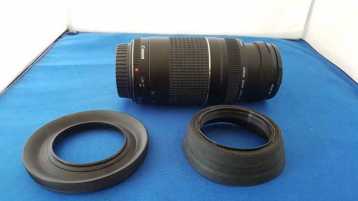 Canon 75-300 mm zoom lens EF, Ophalen of Verzenden, Gebruikt, Overige typen