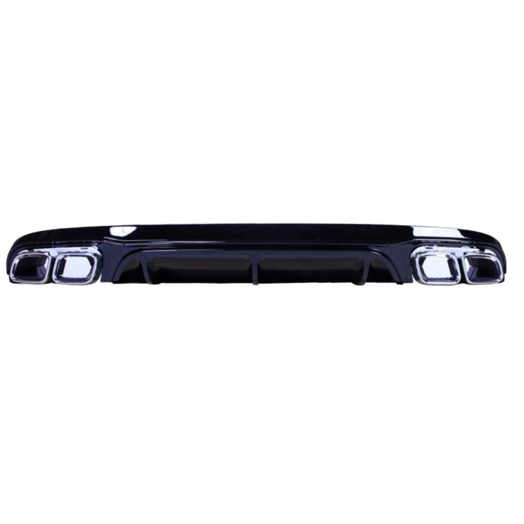 DIFFUSEUR LOOK E63 EMBOUTS CHROME MERCEDES CLASSE E COUPE, Auto diversen, Tuning en Styling, Ophalen of Verzenden