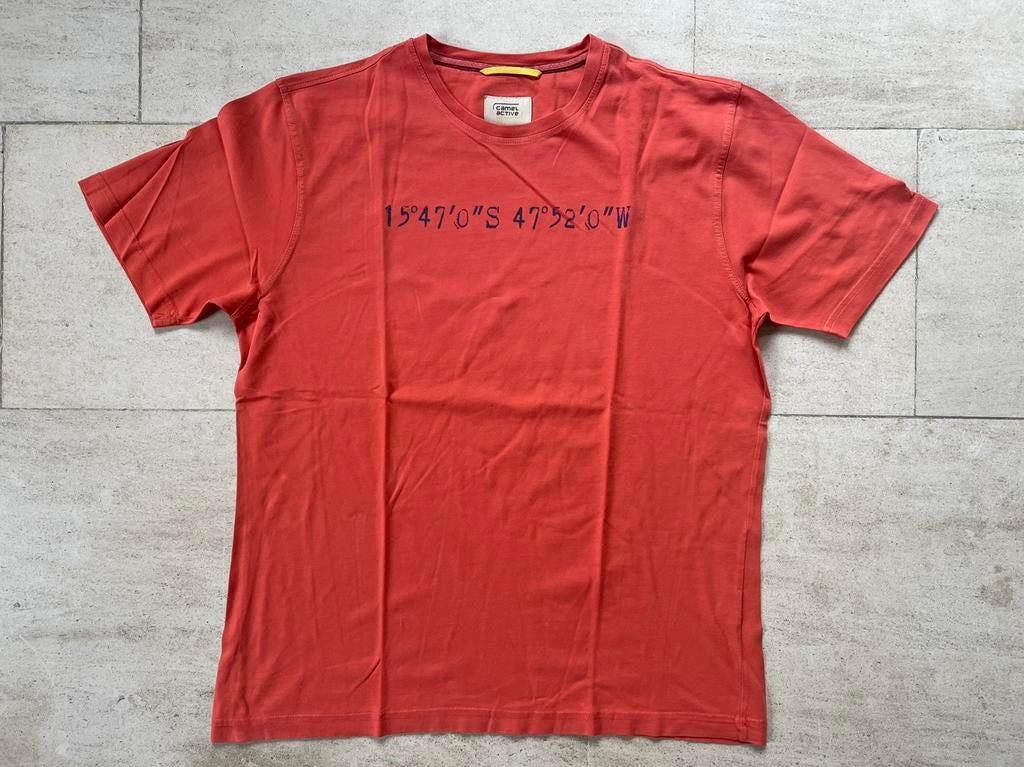 Mooi T-shirt Camel Active maat XL, Enlèvement ou Envoi, Taille 56/58 (XL), Porté, Orange