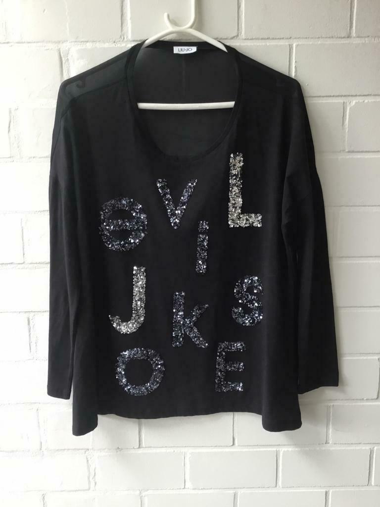t shirt met lange mouw LIU- JO, Kleding | Dames, Maat 38/40 (M), Liu Jo, Zwart, Ophalen of Verzenden