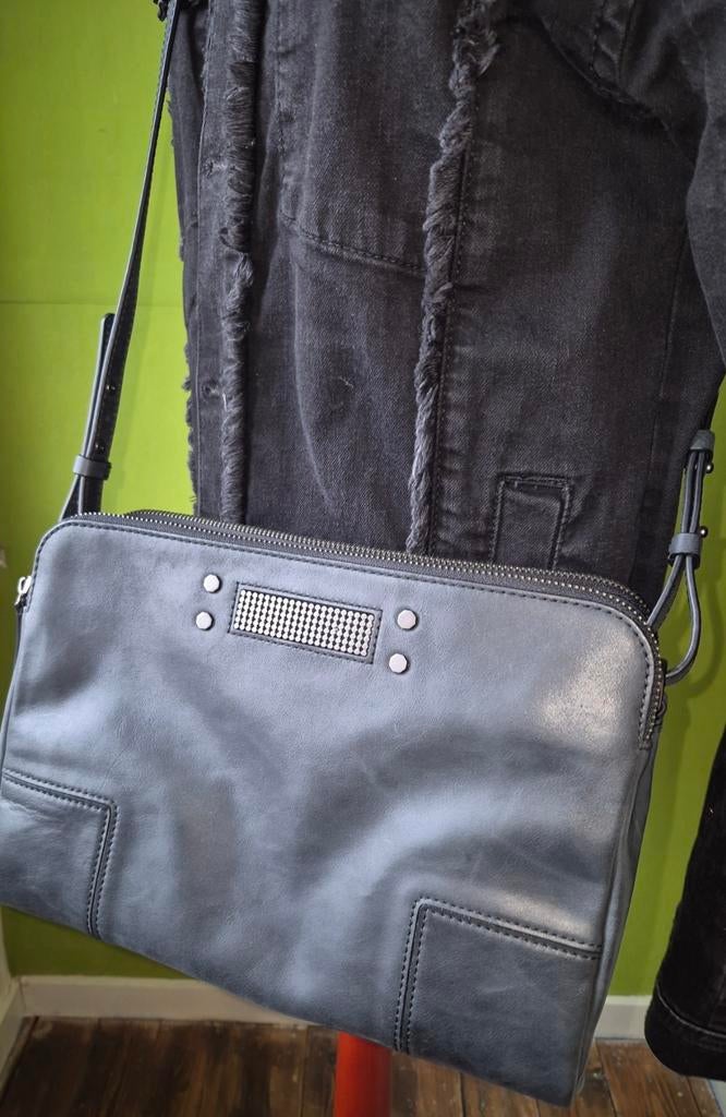 Clio goldbrenner hephaistos leren handige tas, Handtassen en Accessoires, Ophalen of Verzenden, Zo goed als nieuw