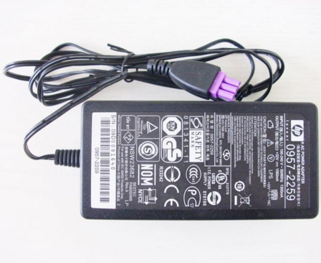 Adaptateur HP 0957-2259 d'origine pour imprimantes HP, Informatique & Logiciels, Hp, Enlèvement, Imprimante à jet d'encre, Comme neuf