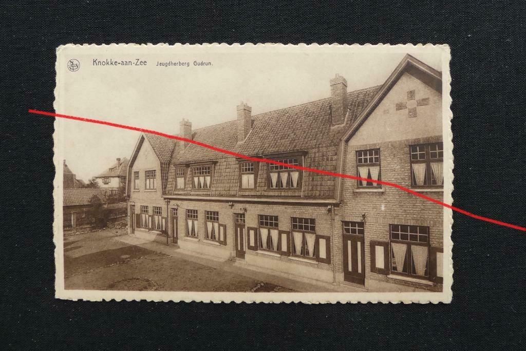 Postkaart Knokke aan zee, Jeugdherberg Gudrun, België, Enlèvement ou Envoi, Flandre Occidentale