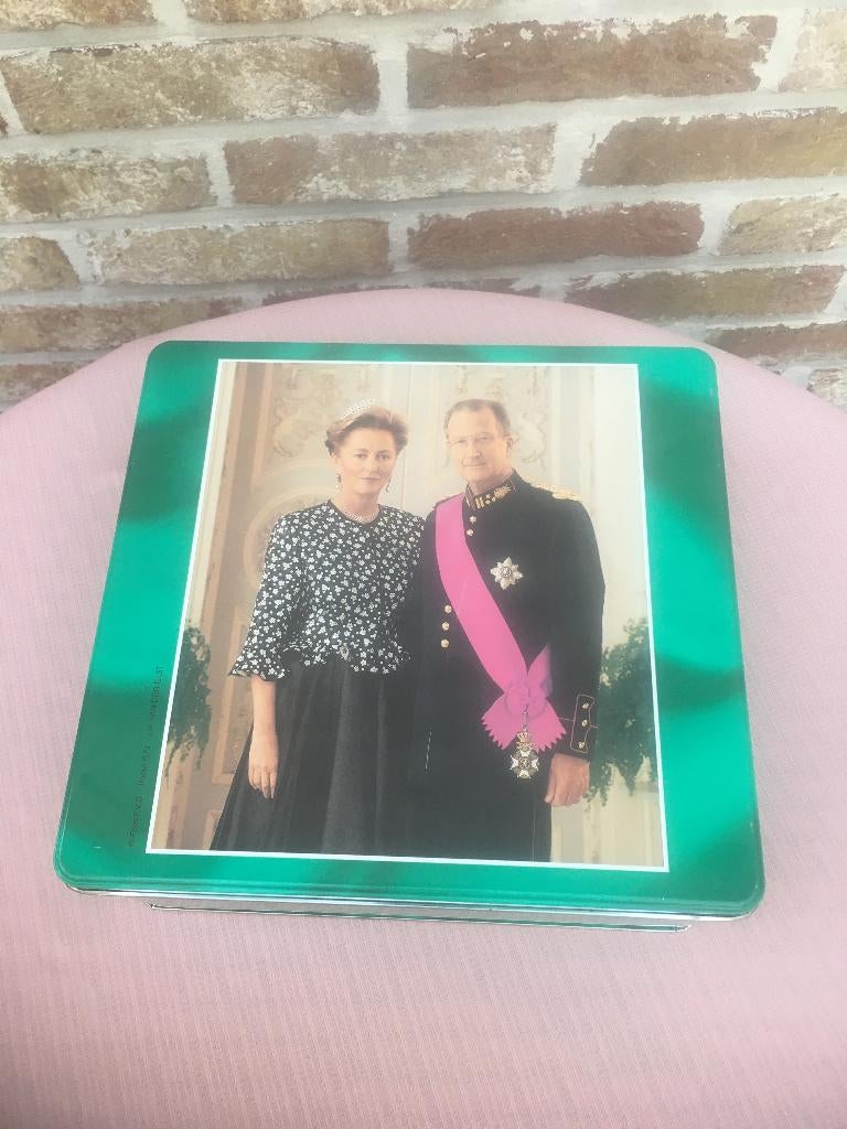 BLIKKEN VERZAMELDOOS KONING ALBERT EN KONINGIN PAOLA, Ophalen of Verzenden, Zo goed als nieuw, Overige typen