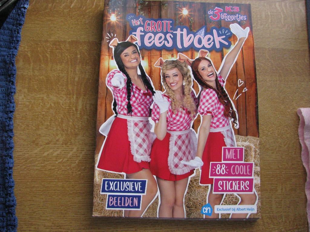 K3 het grote feestboek - nieuw zonder stickers, Ophalen of Verzenden, Nieuw, Film, Tv of Omroep