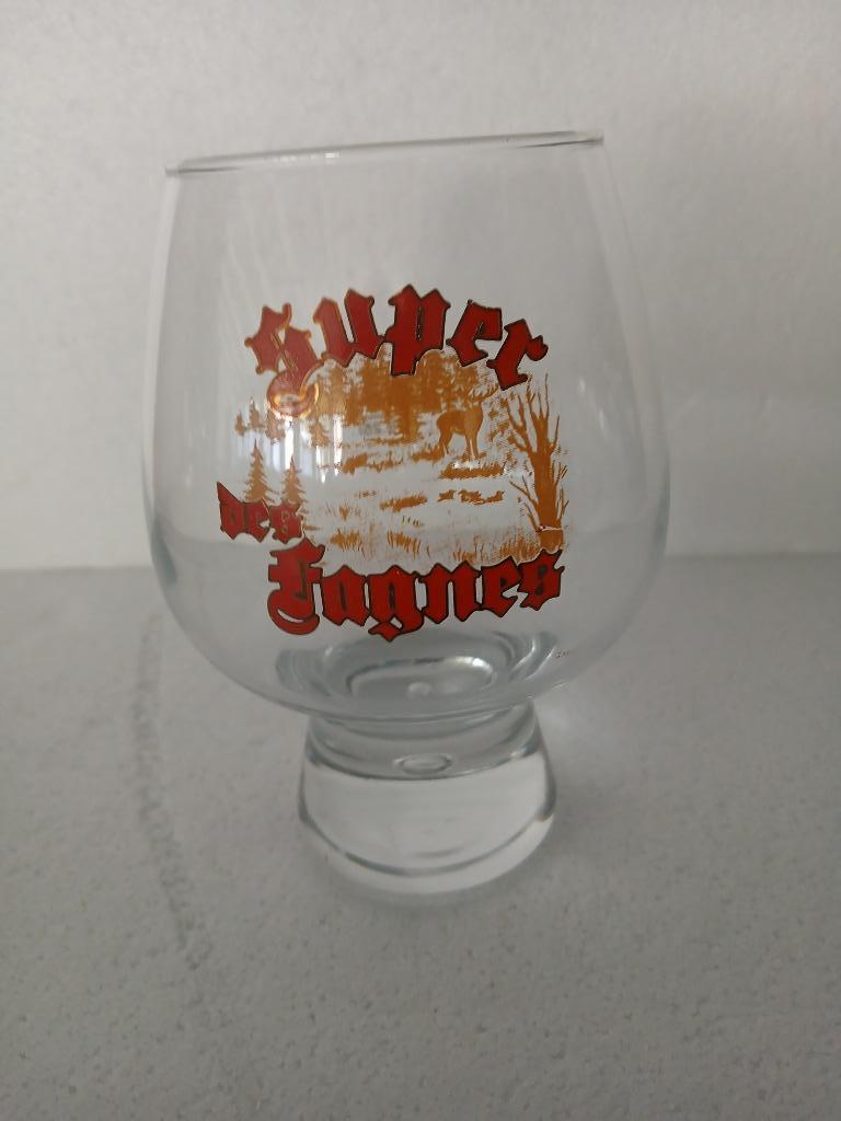 Ancien verre SUPER DES FAGNES de la Brie des Fagnes de 5660, Enlèvement ou Envoi, Utilisé, Verre ou Verres, Autres marques