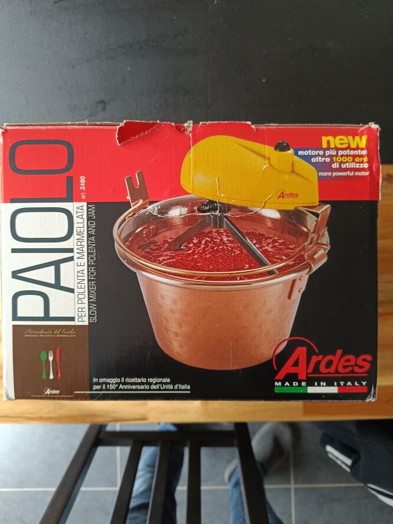 confiturier Ardes, Enlèvement, Utilisé