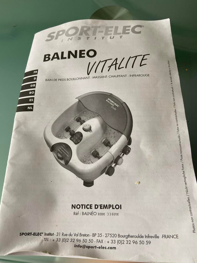 Balneo voor de voeten, Ophalen of Verzenden, Zo goed als nieuw, Hand- en Voetverzorging
