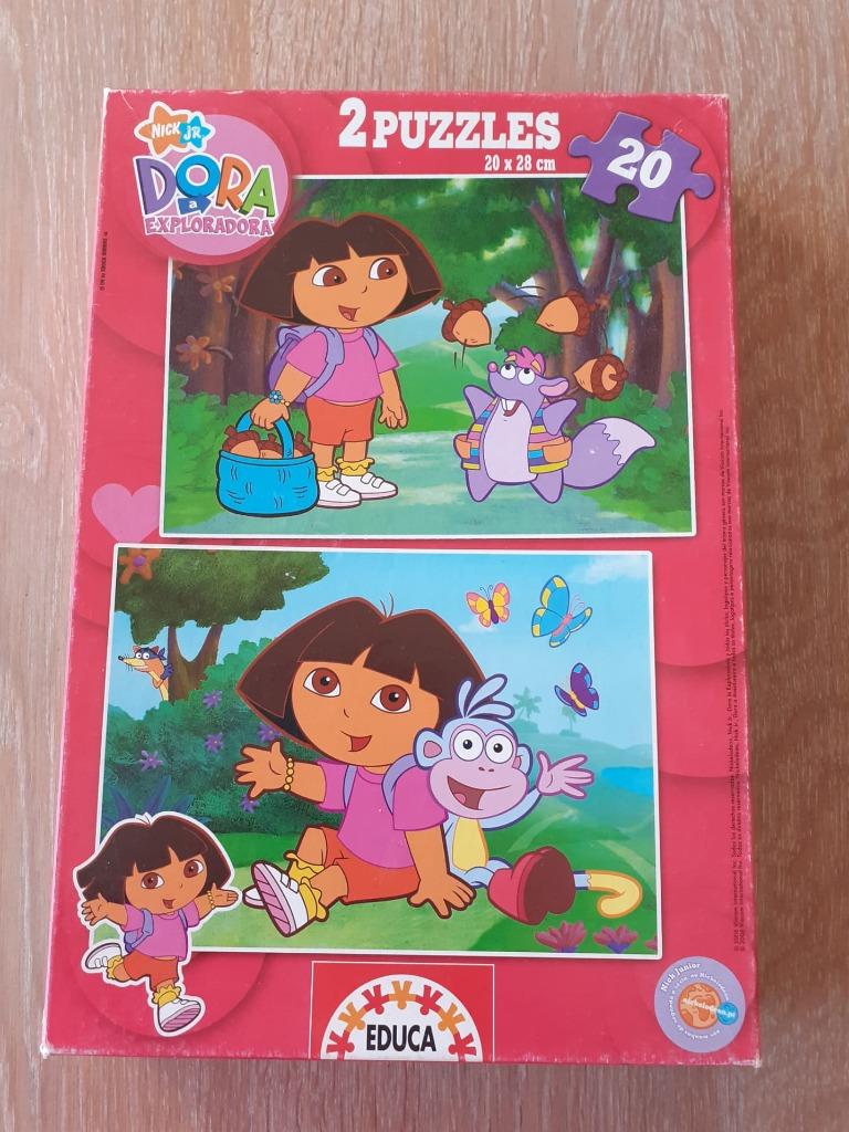 Puzzel Dora, Kinderen en Baby's, Speelgoed | Kinderpuzzels, Ophalen of Verzenden, 10 tot 50 stukjes, Zo goed als nieuw