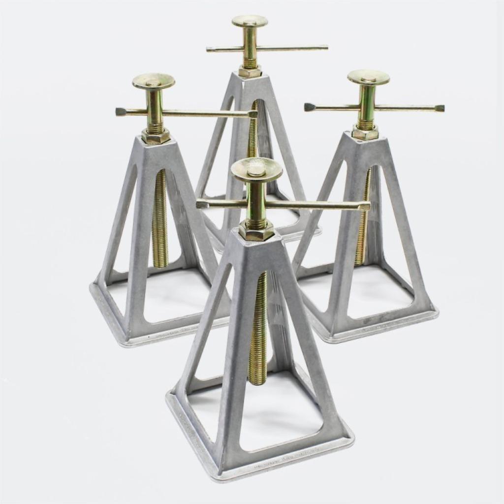 4 Aluminium kriksteunen voor aanhanger caravan ..., Ophalen of Verzenden, Nieuw