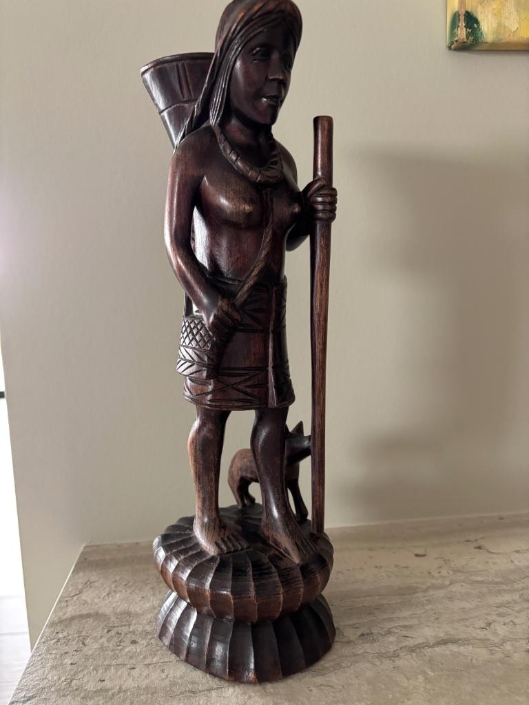 Statue en ébène, Antiquités & Art, Enlèvement ou Envoi