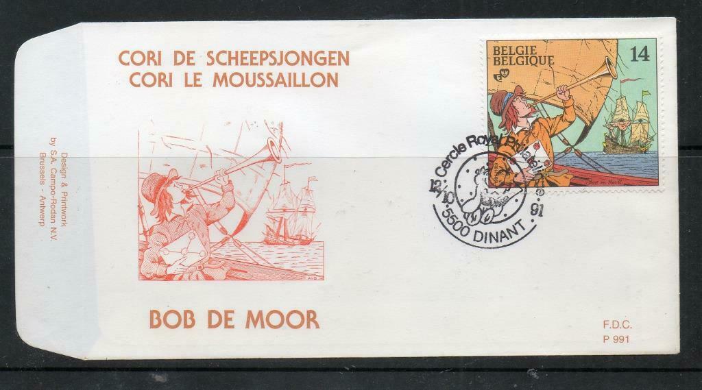 Année 1991 : FDC 2429 - Cori le moussaillon - Obli. Dinant, Ophalen of Verzenden